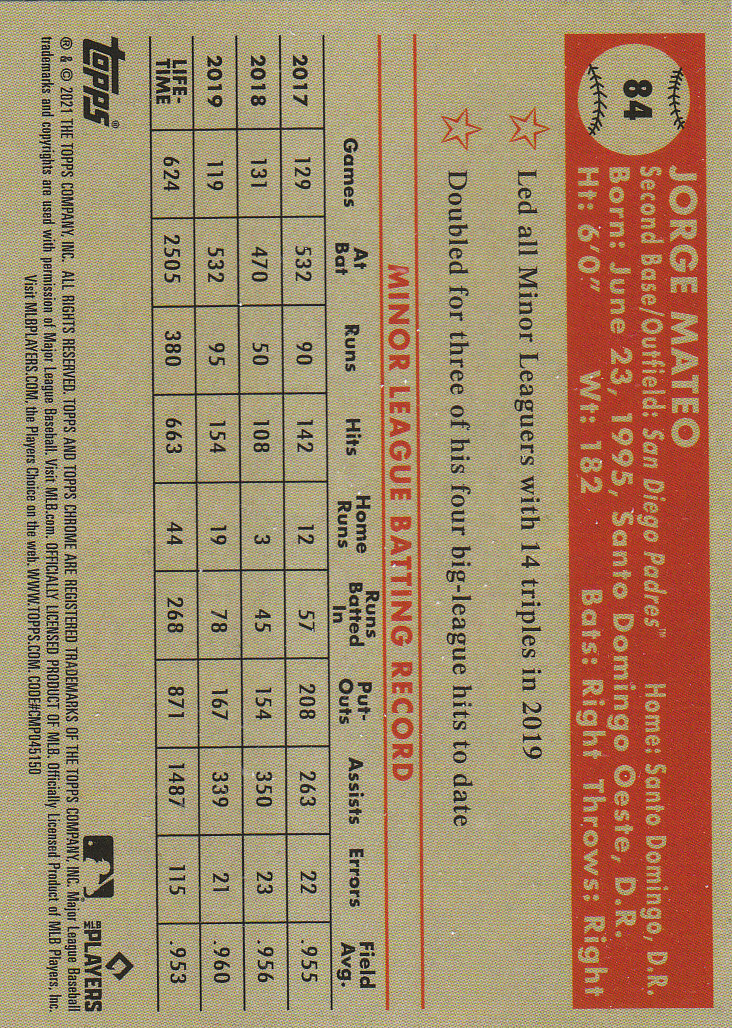 2021 Topps Chrome Platinum Anniversary Baseball "Main Set" Cards #1 to #250 - Picture 127 of 401