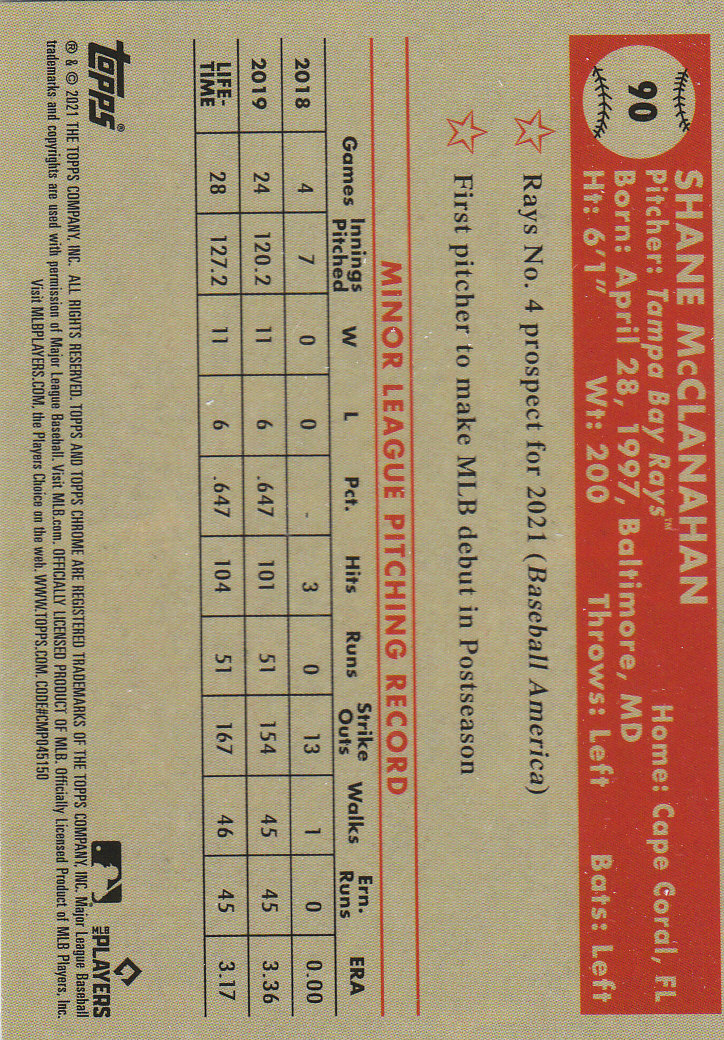 2021 Topps Chrome Platinum Anniversary Baseball "Main Set" Cards #1 to #250 - Picture 135 of 401