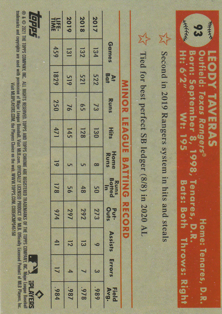 2021 Topps Chrome Platinum Anniversary Baseball "Main Set" Cards #1 to #250 - Picture 141 of 401
