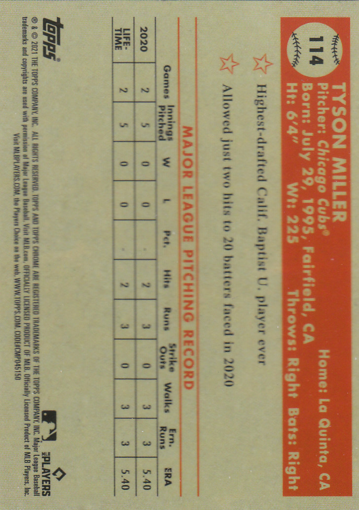 2021 Topps Chrome Platinum Anniversary Baseball "Main Set" Cards #1 to #250 - Picture 171 of 401
