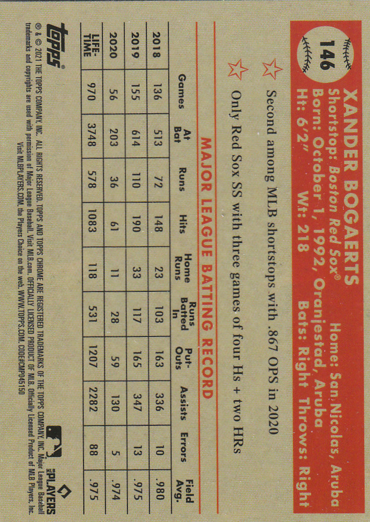 2021 Topps Chrome Platinum Anniversary Baseball "Main Set" Cards #1 to #250 - Picture 227 of 401