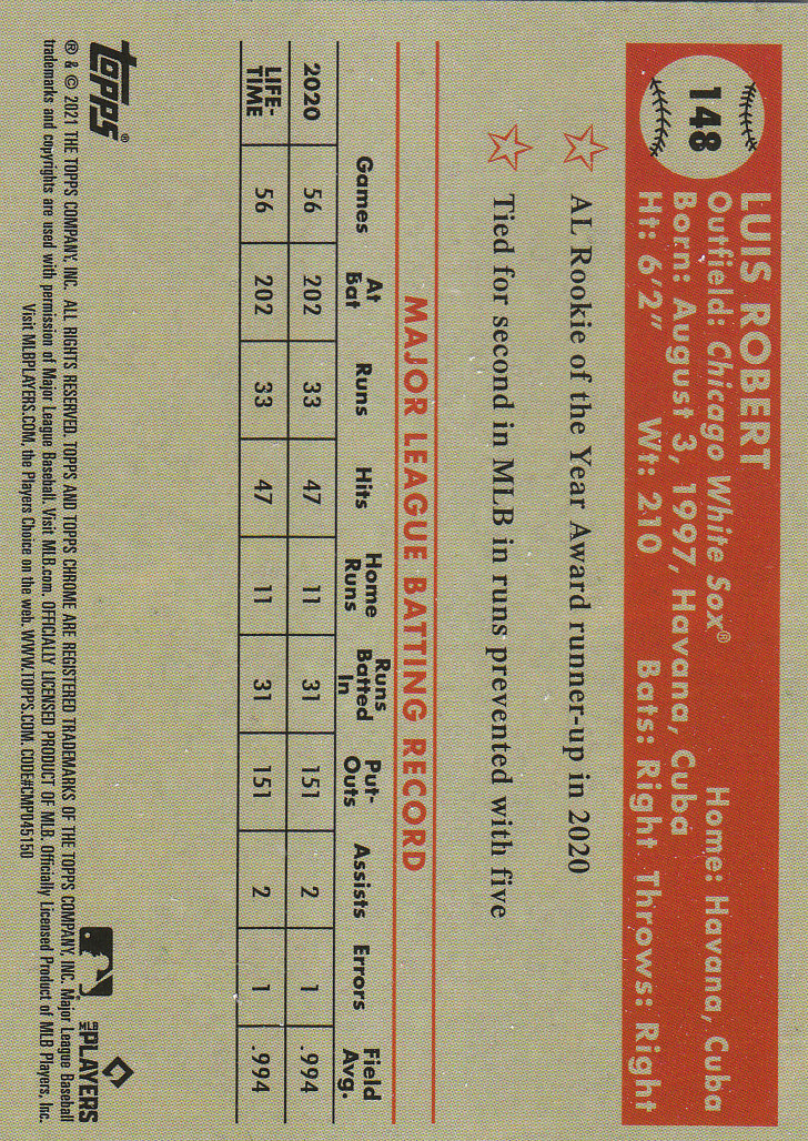 2021 Topps Chrome Platinum Anniversary Baseball "Main Set" Cards #1 to #250 - Picture 231 of 401