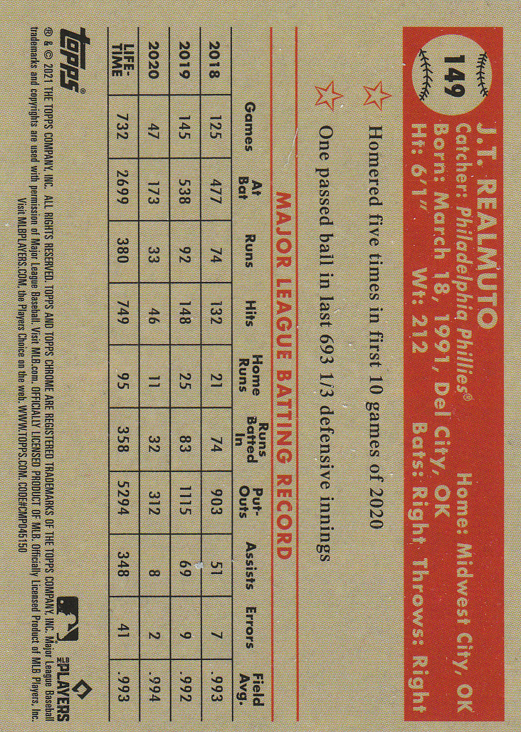 2021 Topps Chrome Platinum Anniversary Baseball "Main Set" Cards #1 to #250 - Picture 233 of 401