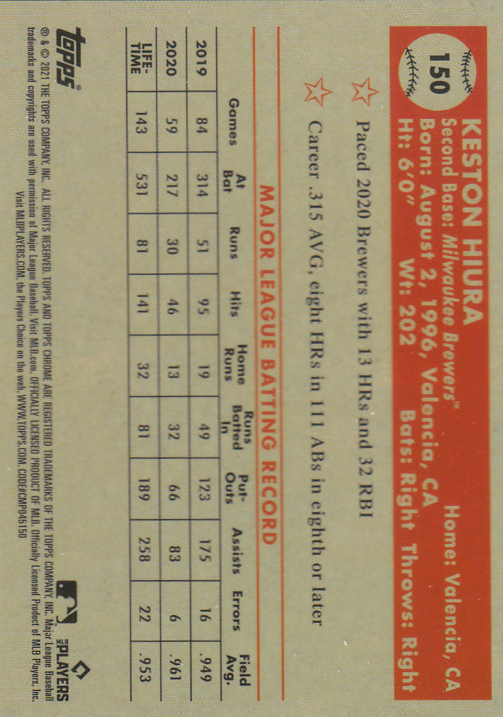 2021 Topps Chrome Platinum Anniversary Baseball "Main Set" Cards #1 to #250 - Picture 235 of 401