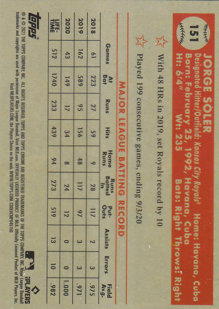 2021 Topps Chrome Platinum Anniversary Baseball "Main Set" Cards #1 to #250 - Picture 237 of 401