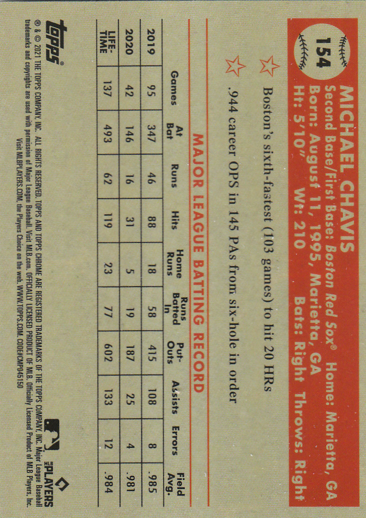 2021 Topps Chrome Platinum Anniversary Baseball "Main Set" Cards #1 to #250 - Picture 243 of 401