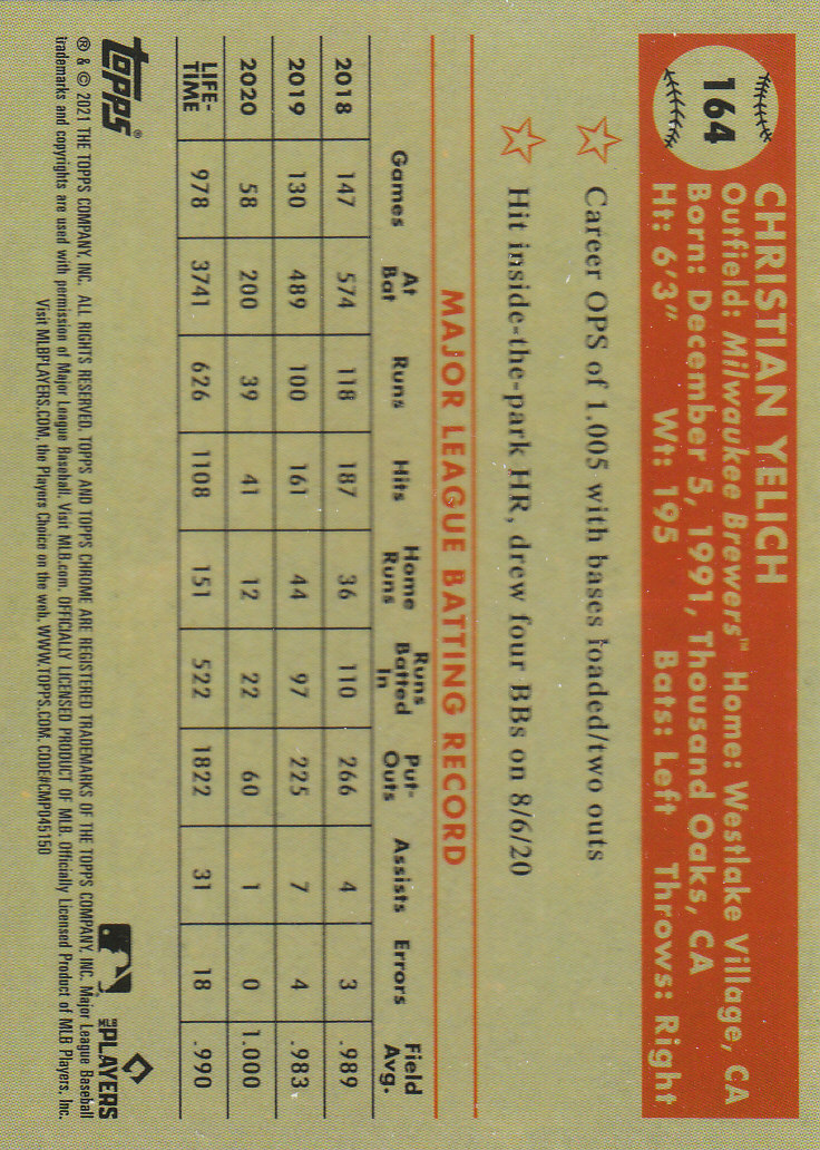 2021 Topps Chrome Platinum Anniversary Baseball "Main Set" Cards #1 to #250 - Picture 257 of 401