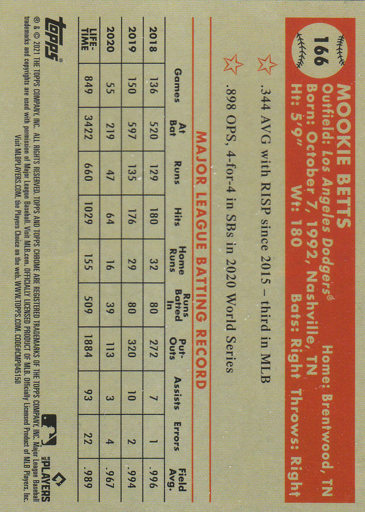 2021 Topps Chrome Platinum Anniversary Baseball "Main Set" Cards #1 to #250 - Picture 261 of 401