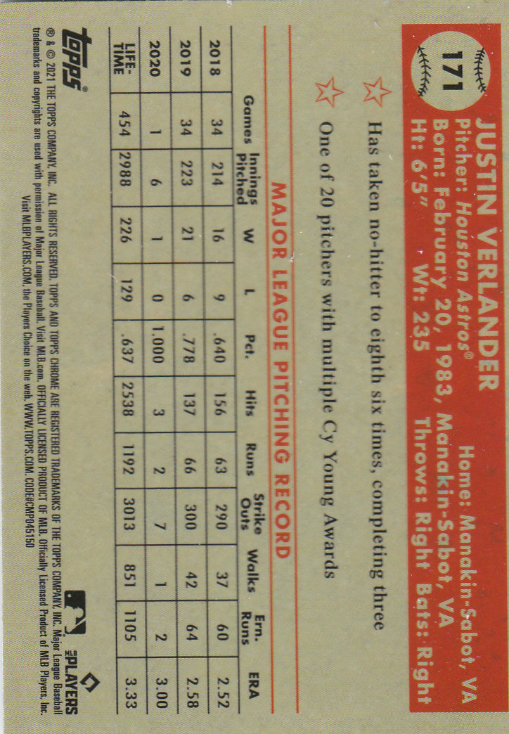2021 Topps Chrome Platinum Anniversary Baseball "Main Set" Cards #1 to #250 - Picture 271 of 401