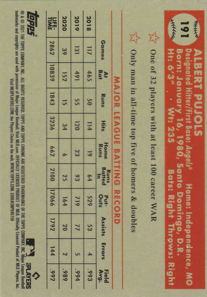 2021 Topps Chrome Platinum Anniversary Baseball "Main Set" Cards #1 to #250 - Picture 303 of 401