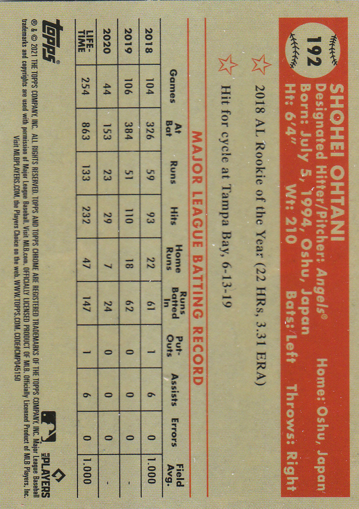2021 Topps Chrome Platinum Anniversary Baseball "Main Set" Cards #1 to #250 - Picture 305 of 401