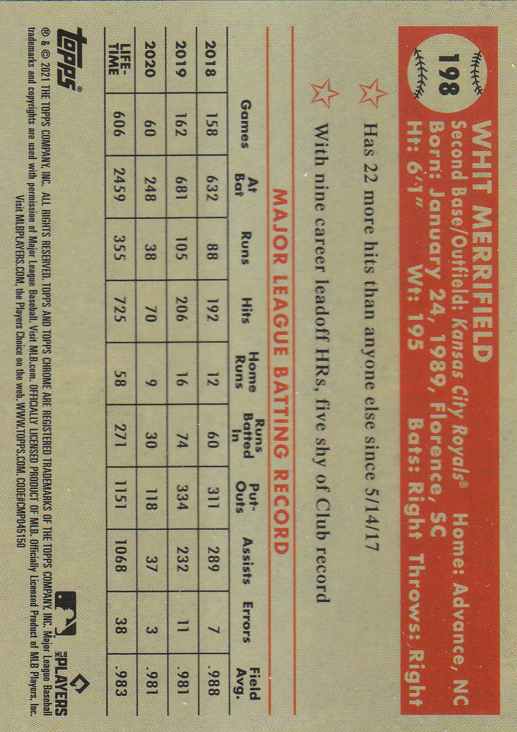 2021 Topps Chrome Platinum Anniversary Baseball "Main Set" Cards #1 to #250 - Picture 315 of 401