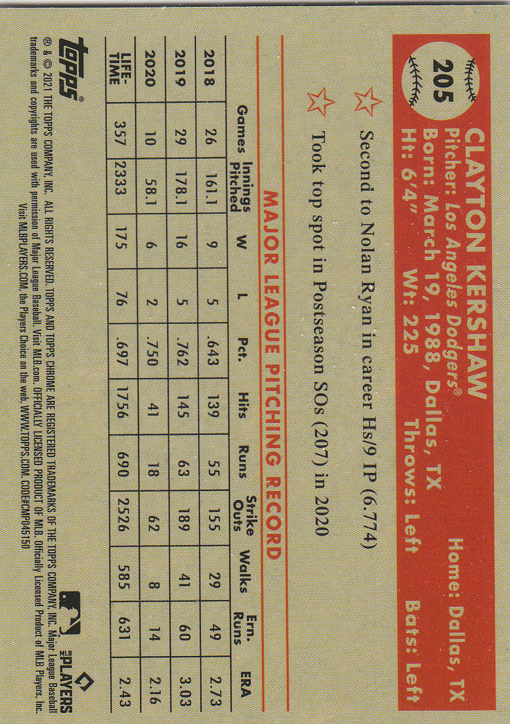 2021 Topps Chrome Platinum Anniversary Baseball "Main Set" Cards #1 to #250 - Picture 329 of 401