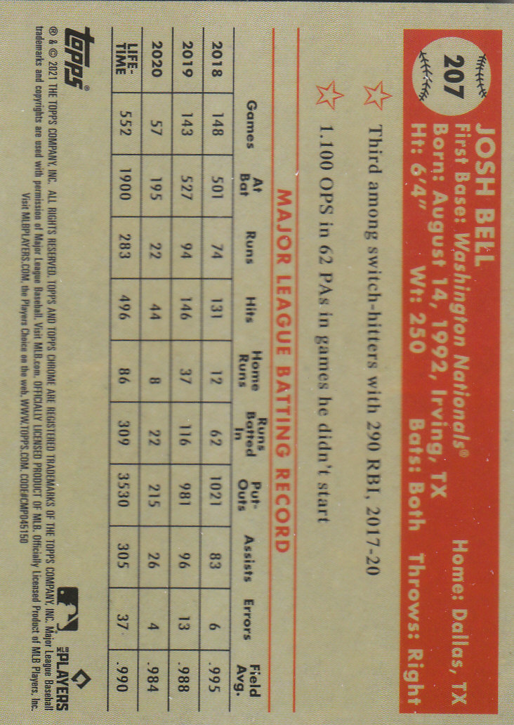 2021 Topps Chrome Platinum Anniversary Baseball "Main Set" Cards #1 to #250 - Picture 333 of 401