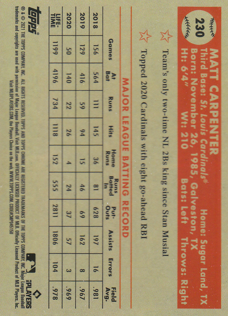 2021 Topps Chrome Platinum Anniversary Baseball "Main Set" Cards #1 to #250 - Picture 369 of 401