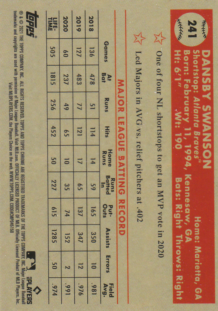 2021 Topps Chrome Platinum Anniversary Baseball "Main Set" Cards #1 to #250 - Picture 385 of 401