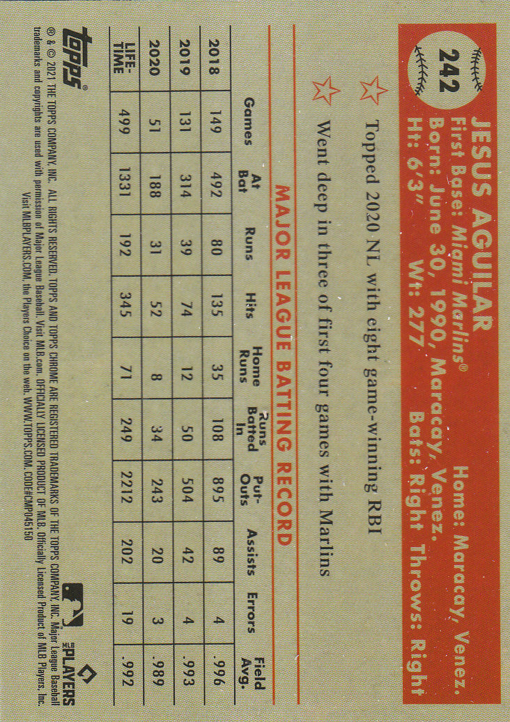 2021 Topps Chrome Platinum Anniversary Baseball "Main Set" Cards #1 to #250 - Picture 387 of 401