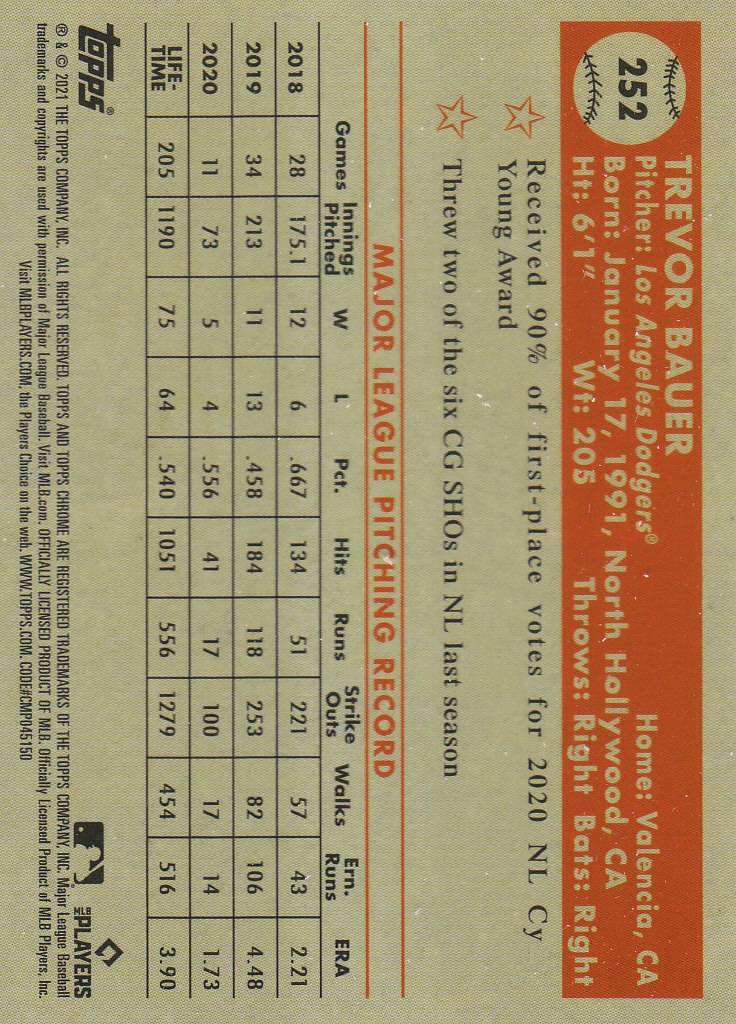 2021 Topps Chrome Platinum Anniversary Baseball "Main Set" Cards #251 to #500 - Picture 5 of 391