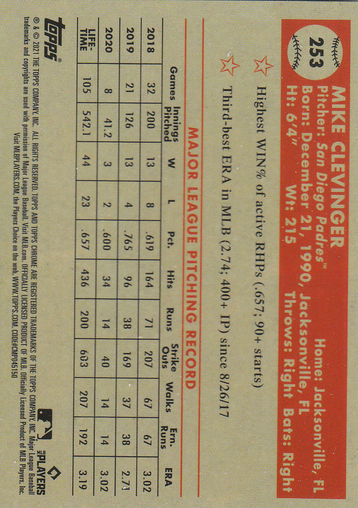 2021 Topps Chrome Platinum Anniversary Baseball "Main Set" Cards #251 to #500 - Picture 7 of 391