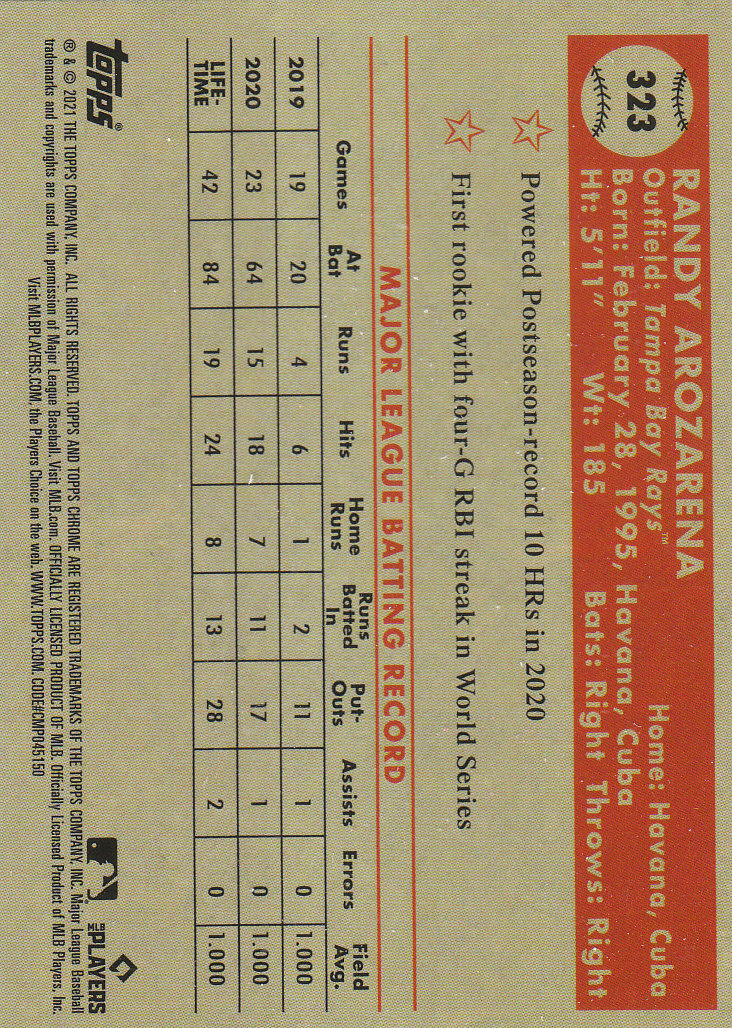 2021 Topps Chrome Platinum Anniversary Baseball "Main Set" Cards #251 to #500 - Picture 119 of 391