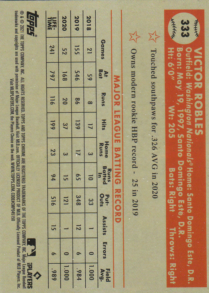 2021 Topps Chrome Platinum Anniversary Baseball "Main Set" Cards #251 to #500 - Picture 137 of 391