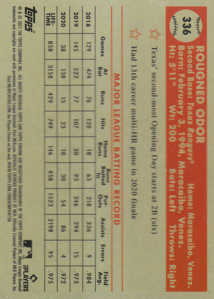 2021 Topps Chrome Platinum Anniversary Baseball "Main Set" Cards #251 to #500 - Picture 141 of 391