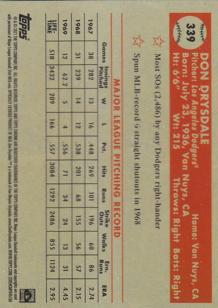 2021 Topps Chrome Platinum Anniversary Baseball "Main Set" Cards #251 to #500 - Picture 145 of 391