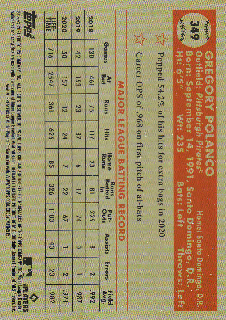 2021 Topps Chrome Platinum Anniversary Baseball "Main Set" Cards #251 to #500 - Picture 159 of 391