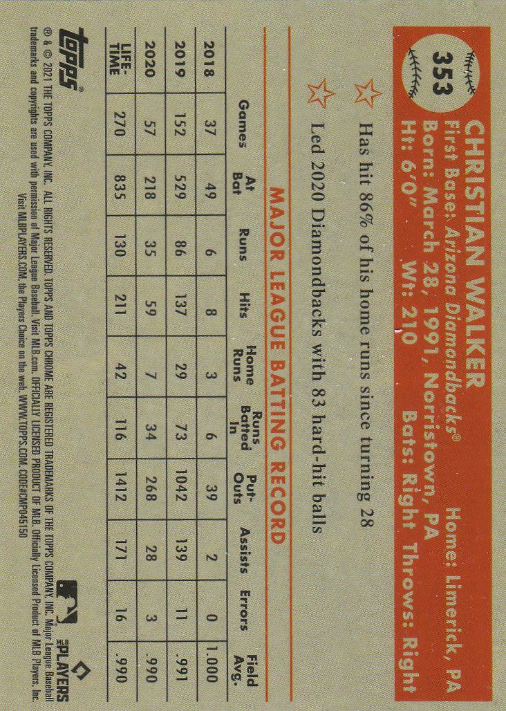 2021 Topps Chrome Platinum Anniversary Baseball "Main Set" Cards #251 to #500 - Picture 167 of 391