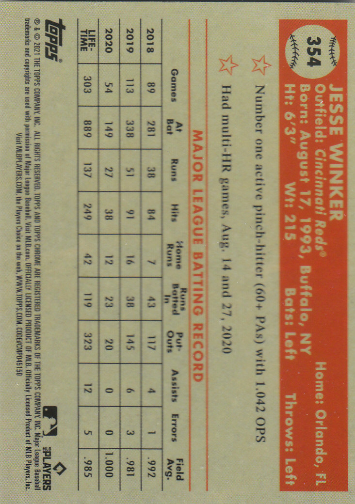 2021 Topps Chrome Platinum Anniversary Baseball "Main Set" Cards #251 to #500 - Picture 169 of 391
