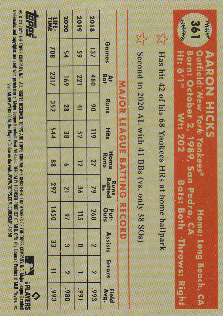 2021 Topps Chrome Platinum Anniversary Baseball "Main Set" Cards #251 to #500 - Picture 179 of 391