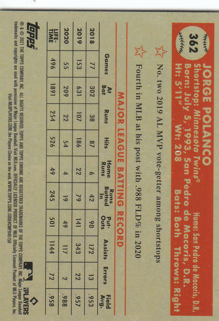 2021 Topps Chrome Platinum Anniversary Baseball "Main Set" Cards #251 to #500 - Picture 181 of 391