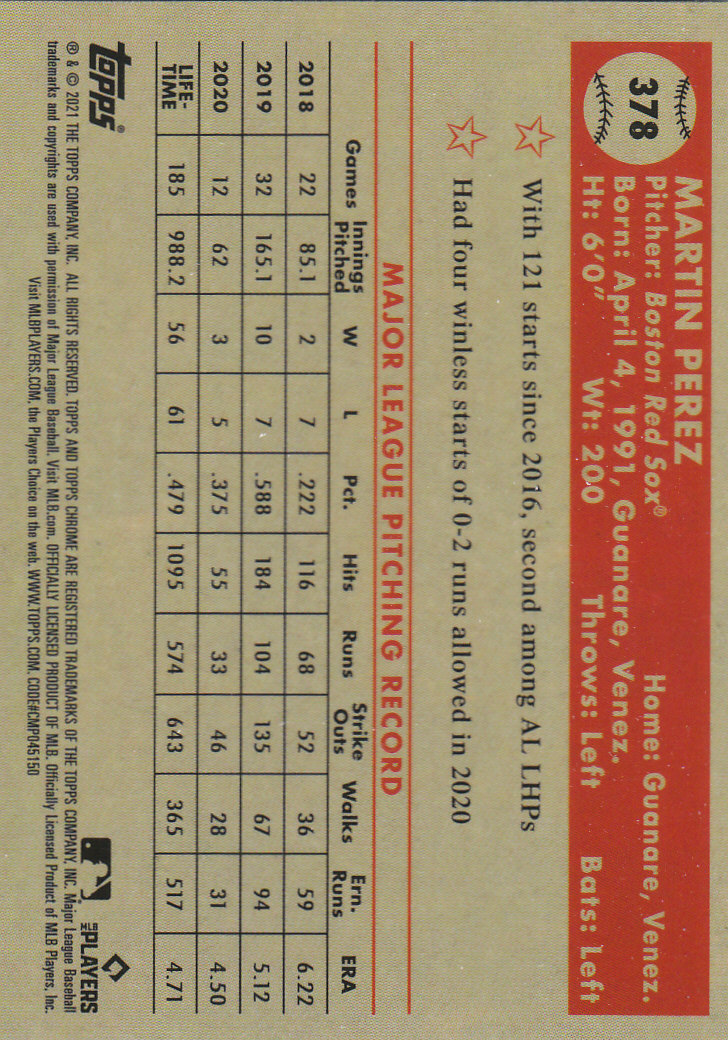 2021 Topps Chrome Platinum Anniversary Baseball "Main Set" Cards #251 to #500 - Picture 211 of 391