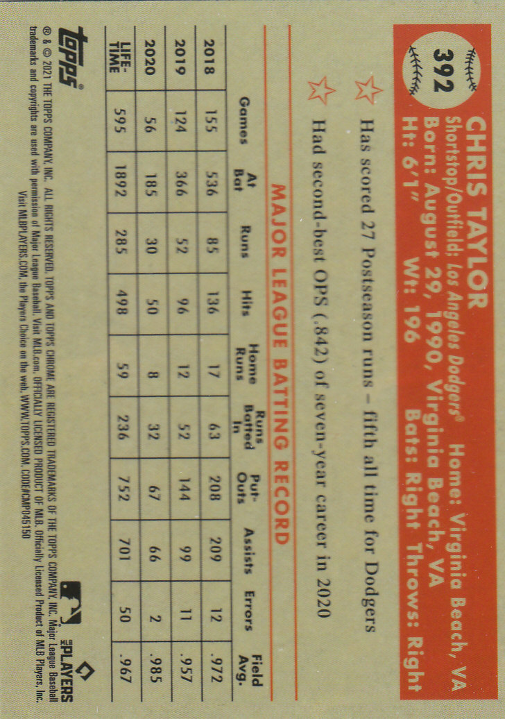 2021 Topps Chrome Platinum Anniversary Baseball "Main Set" Cards #251 to #500 - Picture 235 of 391