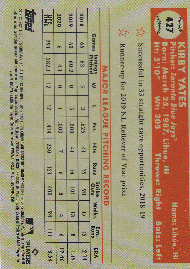 2021 Topps Chrome Platinum Anniversary Baseball "Main Set" Cards #251 to #500 - Picture 293 of 391