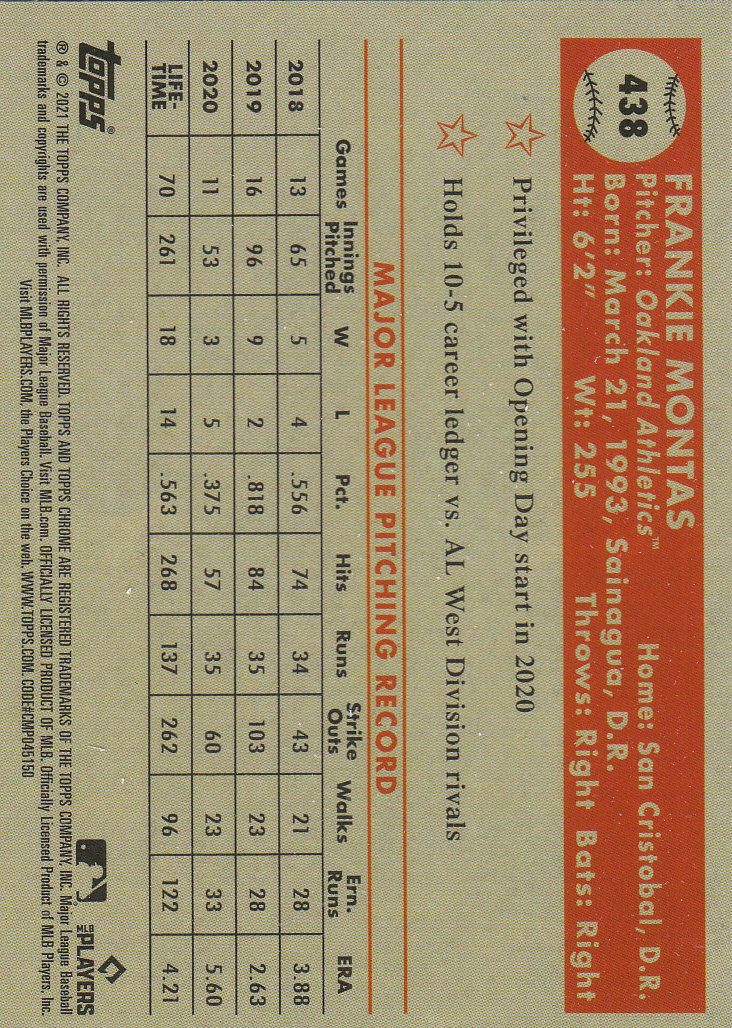 2021 Topps Chrome Platinum Anniversary Baseball "Main Set" Cards #251 to #500 - Picture 307 of 391