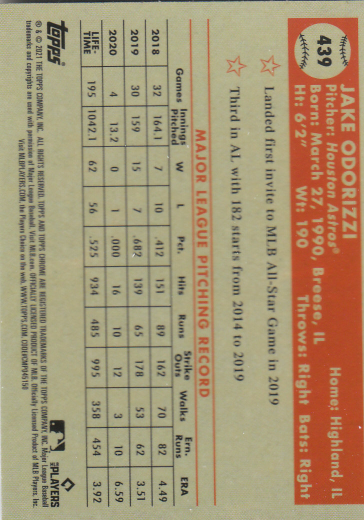 2021 Topps Chrome Platinum Anniversary Baseball "Main Set" Cards #251 to #500 - Picture 309 of 391