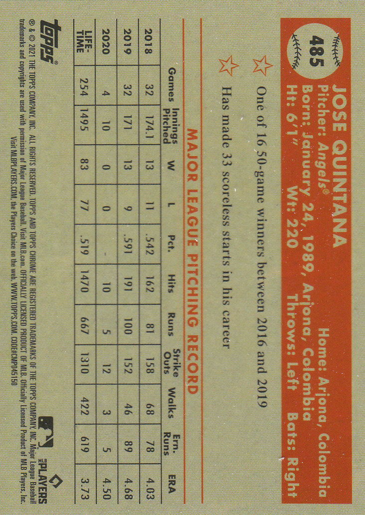 2021 Topps Chrome Platinum Anniversary Baseball "Main Set" Cards #251 to #500 - Picture 367 of 391