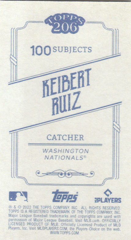 2022 Topps 206 Wave 1 Baseball "Main Set" Base Cards - Picture 29 of 155