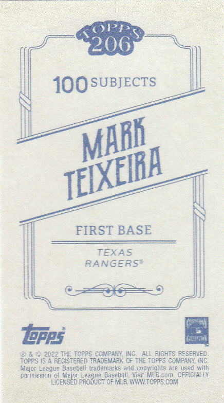 2022 Topps 206 Wave 1 Baseball "Main Set" Base Cards - Picture 89 of 155