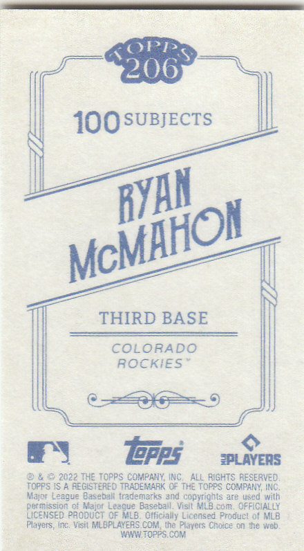 2022 Topps 206 Wave 1 Baseball "Main Set" Base Cards - Picture 103 of 155