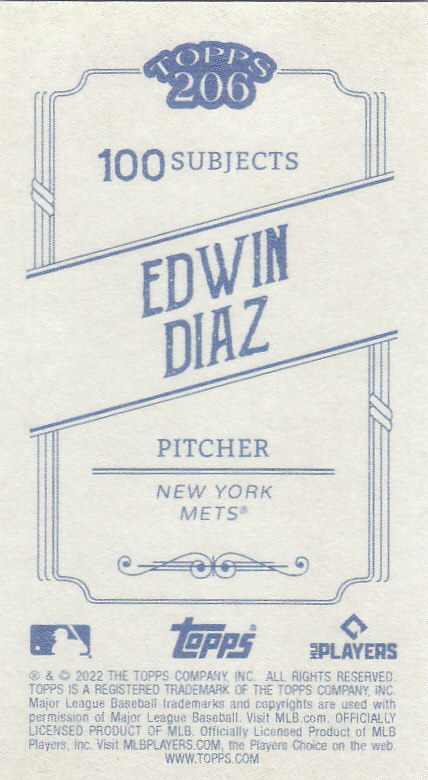 2022 Topps 206 Wave 1 Baseball "Main Set" Base Cards - Picture 133 of 155