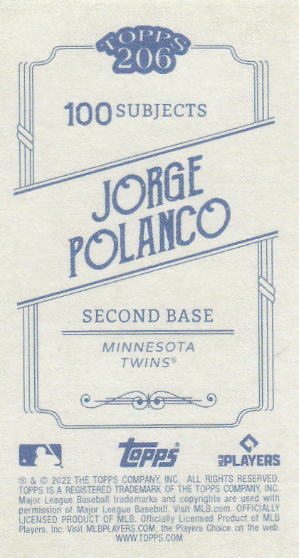 2022 Topps 206 Wave 1 Baseball "Main Set" Base Cards - Picture 141 of 155