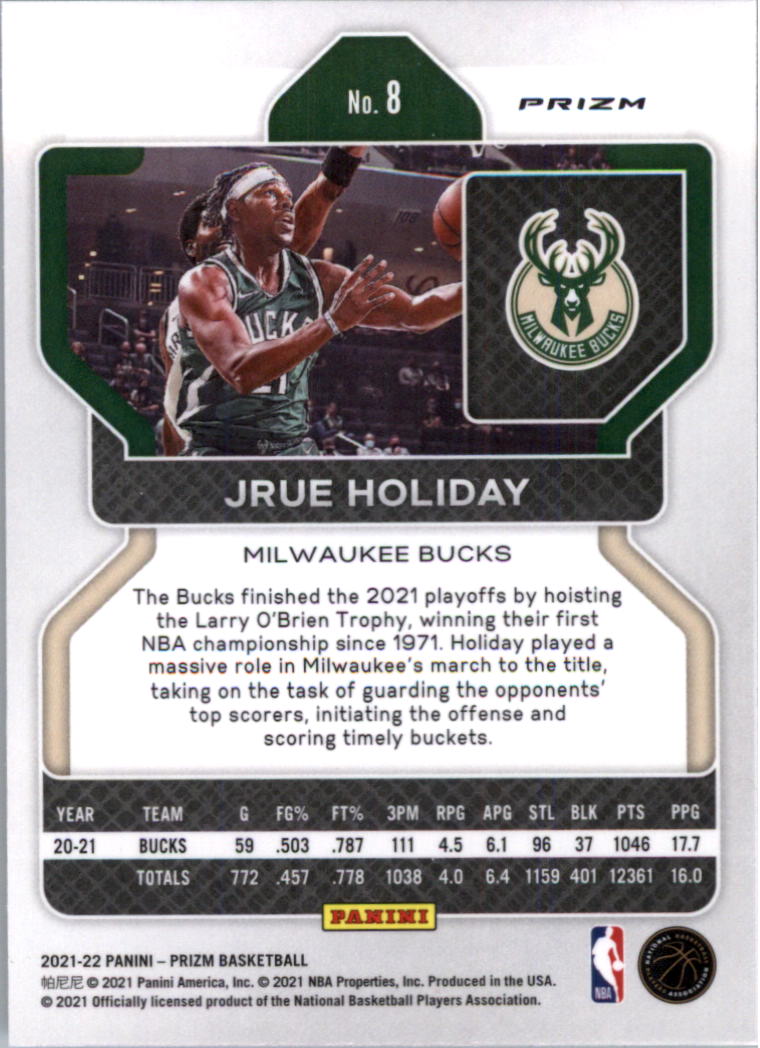 2021-22 Panini Prizm Prizms choix de cartes de basketball sur glace - Photo 5 sur 239