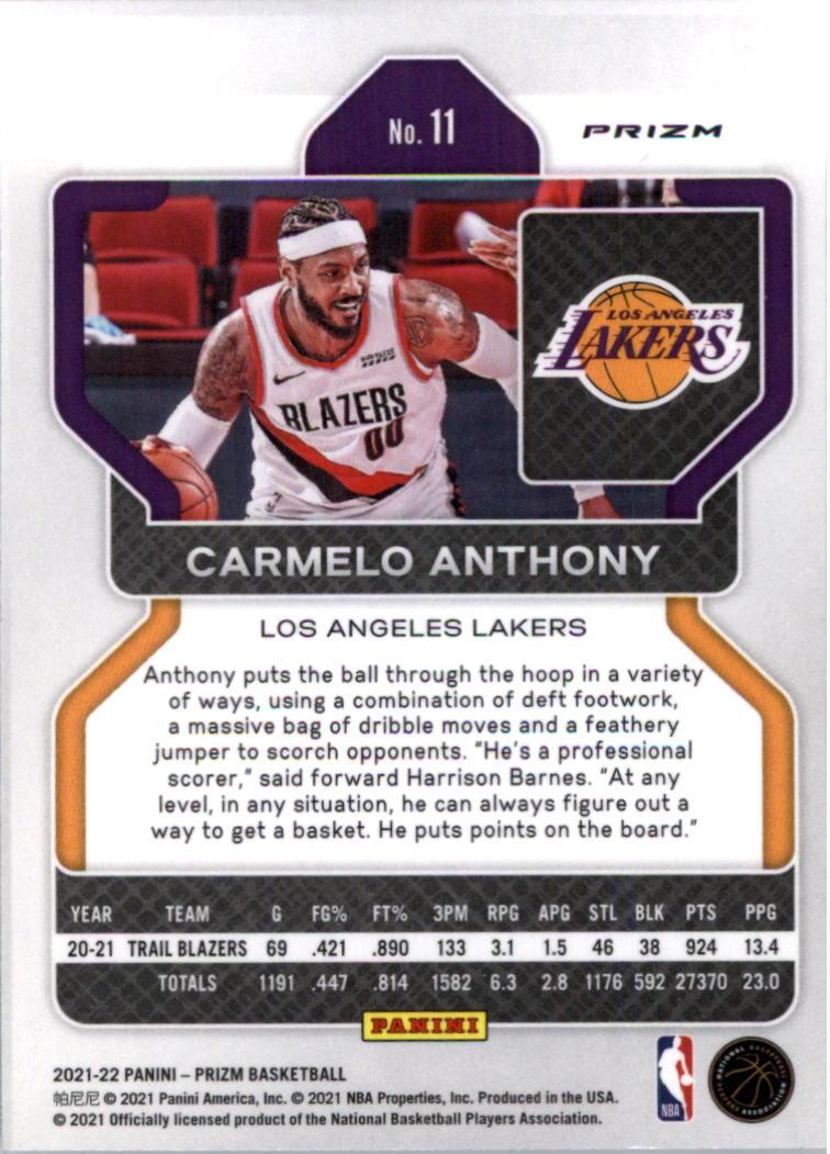 2021-22 Panini Prizm Prizms choix de cartes de basketball sur glace - Photo 7 sur 239