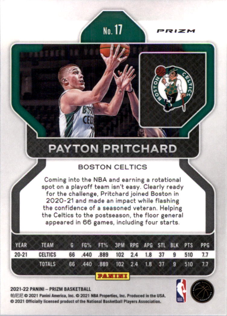 2021-22 Panini Prizm Prizms choix de cartes de basketball sur glace - Photo 15 sur 239