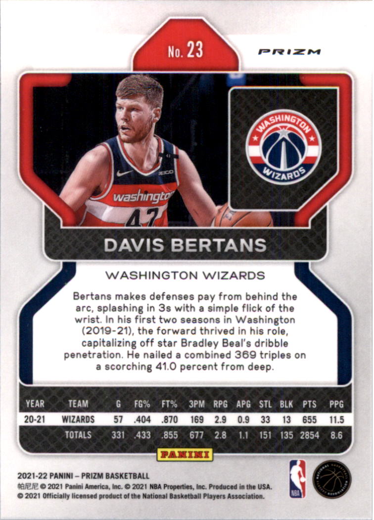 2021-22 Panini Prizm Prizms choix de cartes de basketball sur glace - Photo 19 sur 239