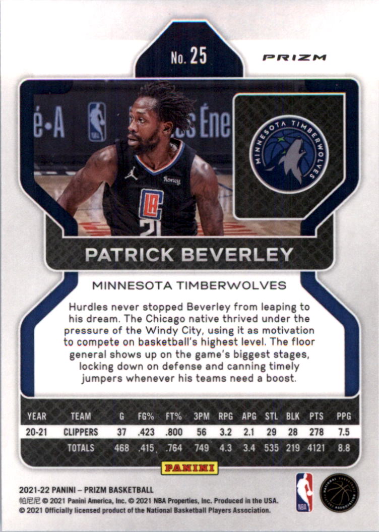 2021-22 Panini Prizm Prizms choix de cartes de basketball sur glace - Photo 23 sur 239