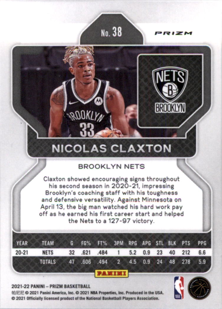 2021-22 Panini Prizm Prizms choix de cartes de basketball sur glace - Photo 31 sur 239