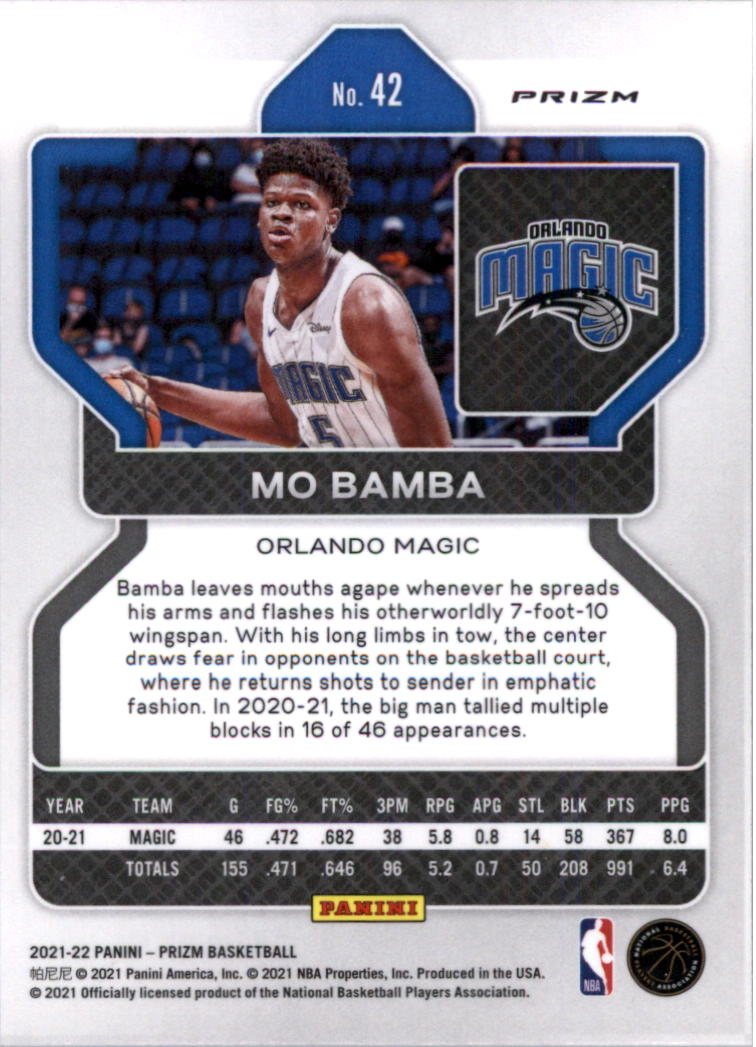 2021-22 Panini Prizm Prizms choix de cartes de basketball sur glace - Photo 35 sur 239